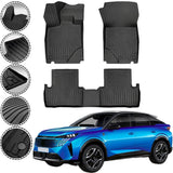 Rizline Premium Autofußmatten kompatibel mit Peugeot E-3008 & 3008 PHEV ab 2024 Premium Gummimatten