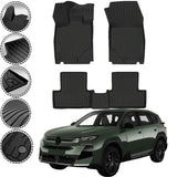 Rizline Premium Autofußmatten kompatibel mit Citroen C5 Aircross 2.Gen 1.2 Hybrid ab 2026 Premium Gummimatten