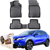 Trimak Autofußmatten kompatibel mit Nissan Qashqai 2.Gen 2014 - 2021 Auto Allwetter Gummimatten