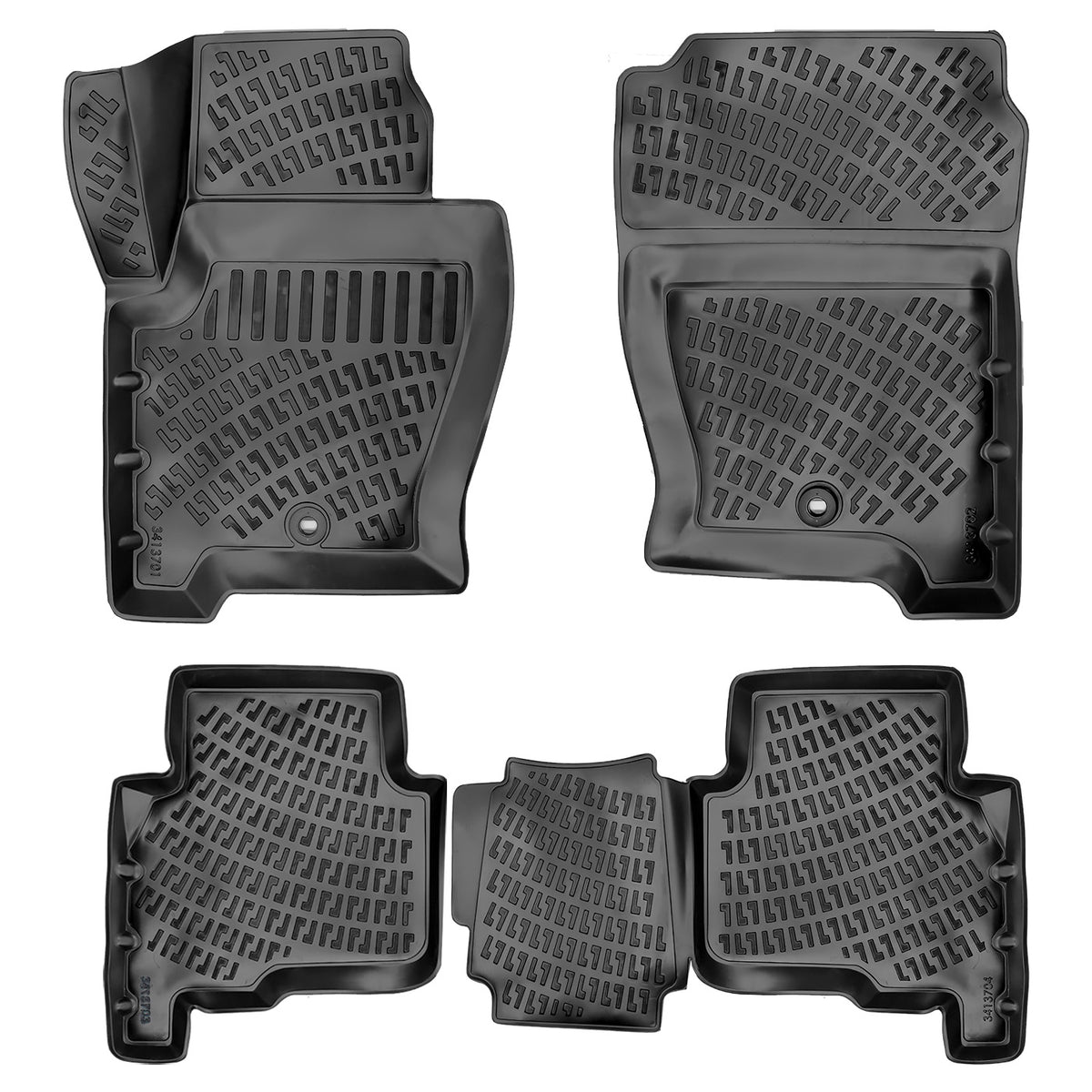 Rizline Gummimatten kompatibel mit Range Rover Sport 1.Series  2005–2013 Autofußmatten Auto Allwetter