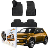 Trimak Autofußmatten kompatibel mit Renault 5 E-Tech ab 2024 Auto Allwetter Gummimatten