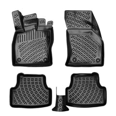 Trimak Autofußmatten kompatibel mit SEAT ATECA (5FP, KH7) Auto Allwetter Gummimatten