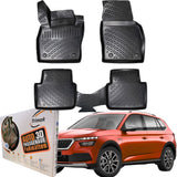 Trimak Autofußmatten kompatibel mit SKODA KAMIQ Auto Allwetter Gummimatten