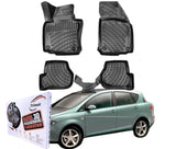 Trimak Autofußmatten kompatibel mit SEAT Toledo III 2004 bis 2009 Auto Allwetter Gummimatten