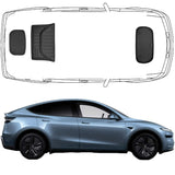 Trimak Kofferraumwanne Frunkwanne set 3 Stück kompatibel mit Tesla Neu Model Y (Juniper) ab 2025