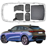 3D Auto Fußmatten & Kofferraumwanne Set Kompatibel mit Audi Q5 FY Sportback 2017-2024