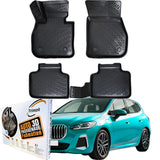Trimak Autofußmatten kompatibel mit BMW 2er Active Tourer U06 ab 2021 Auto Allwetter Gummimatten
