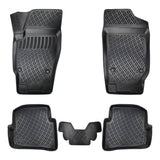 3D Auto Fußmatten & Kofferraumwanne Set Kompatibel mit VW Polo IV 2001–2009