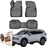 Trimak Autofußmatten kompatibel mit Nissan X-Trail E-Power ab 2022 Auto Allwetter Gummimatten