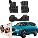 Trimak Autofußmatten kompatibel mit BMW X3 G45 ab 2024 Auto Allwetter Gummimatten