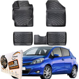 TRIMAK Toyota Yaris 3.Gen (2011 - 2019) Autofußmatten Gummimatten