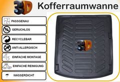 Trimak Audi A6 Limousine (4 Türig)  C7 (2011 - 2018)   Kofferraummatte Kofferraumwanne