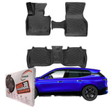 Trimak Autofußmatten kompatibel mit BMW iX ab 2021 Auto Allwetter Gummimatten