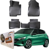 Trimak Autofußmatten kompatibel mit HYUNDAI i20 3.Gen. ab 2020 Auto Allwetter Gummimatten