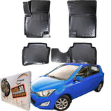 Trimak Autofußmatten kompatibel mit Hyundai i20 1.Gen 2008–2014 Auto Allwetter Gummimatten