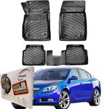 Trimak Autofußmatten kompatibel mit OPEL INSIGNIA  A (2008-2017) Auto Allwetter Gummimatten