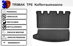 Trimak Kofferraumwanne kompatibel mit DACIA Jogger 5&7 Sitzer Kofferraumboden