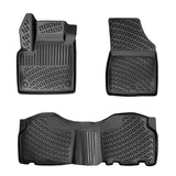 Trimak Autofußmatten kompatibel mit Nissan Townstar ab 2022 Auto Allwetter Gummimatten